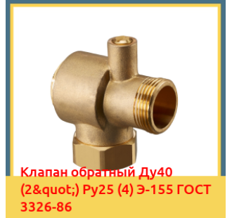 Клапан обратный Ду40 (2") Ру25 (4) Э-155 ГОСТ 3326-86 в Оше