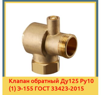 Клапан обратный Ду125 Ру10 (1) Э-155 ГОСТ 33423-2015 в Оше