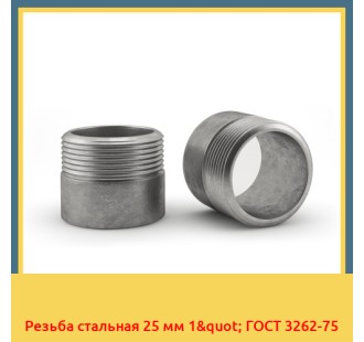 Резьба стальная 25 мм 1" ГОСТ 3262-75 в Оше