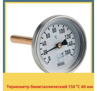 Термометр биметаллический 150 °С 60 мм в Оше